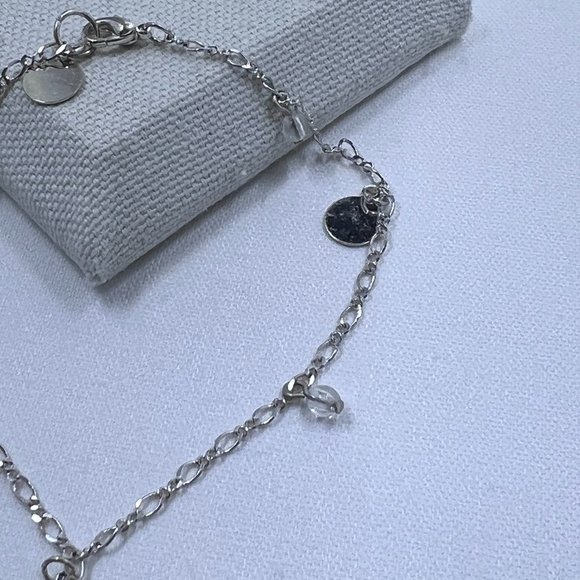 Silver Toned 8.5” Bracelet or Ankle Bracelet - Picture 4 of 4